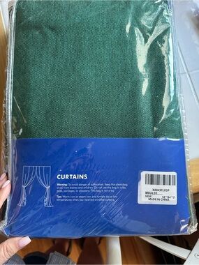 Curtains - Dark Green Home Drapery - Very classy
